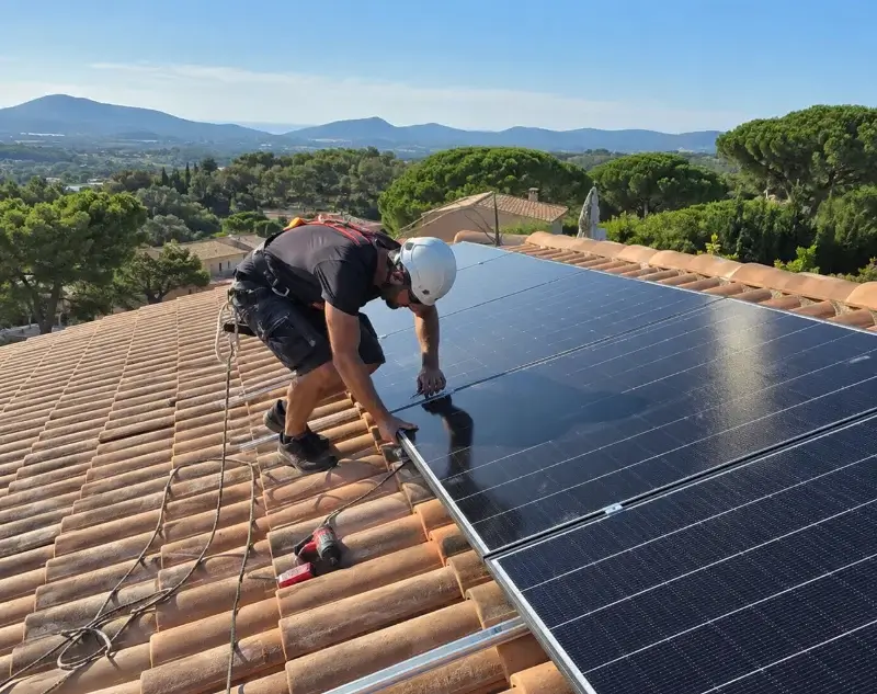 Installateur panneaux solaires Saint-Étienne-de-Gourgas — pose photovoltaïque sur toiture
