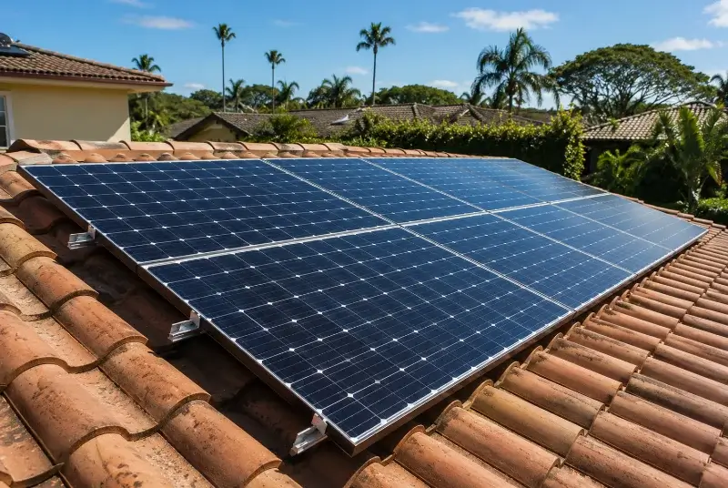 Installation de panneaux solaires à Saint-Étienne-de-Gourgas