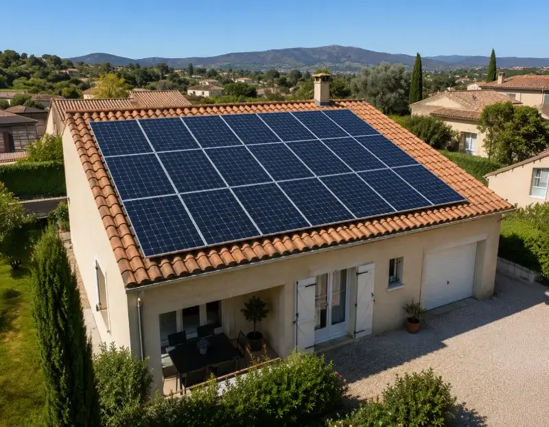 Prime à l'autoconsommation panneaux solaires Saint-Étienne-de-Gourgas — aide financière de l'État